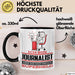 Journalist Geschenk Tasse Ich Bin Journalist Aber Sag Doch Einfach Superheld Lustige Geschenkdiee für Journalist Kaffee-Becher Schwarz Trendation