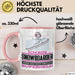 Snowboarder Geschenk Tasse Ich Bin Snowboarder Aber Sag Doch Einfach Superheld Lustige Geschenkdiee für Snowboarder Kaffee-Becher Rosa Trendation