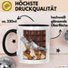 Schokoladenliebhaber Tasse Geschenkidee für Naschkatzen Trendation