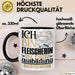 Fleischerin Ausbildung Start Geschenk Tasse Ich Bin Fleischerin In Der Ausbildung Ich Darf Das Kaffee-Becher Geschenkidee Schwarz Trendation