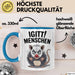 Sarkastischer Sarkasmus Introvertierter Tasse Geschenk Lustige Geschenkidee Spruch Igitt Menschen Blau Trendation