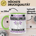 Baseballspieler Tasse Geschenk für Baseballspieler Geburtstag Lustiger Spruch Kaffee-Becher Was Ist Deine Superkraft Grün Trendation