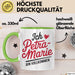 Petra-Marie Tasse Geschenk Ich Bin Vollkommen Petra-Marie Geschenkidee Geburtstag Grün Trendation