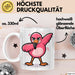 Dabender Flamingo Tasse Geschenk Lustige Geschenkidee Spruch Weiß Trendation