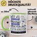 Plattenladenbesitzerin Tasse Geschenk Spruch Wer Will Schon Prinzessin Sein Wenn Man Auch Plattenladenbesitzerin Sein Kann Grün Trendation