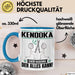 Kendoka Tasse Geschenk für Kendoka Der Mann Der Alles Kann Geschenkidee zum Geburtstag Blau Trendation