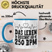 Raver Tasse Geschenk Das Leben Beginnt Ab 250 Bpm Blau Trendation