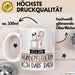 Geschenk für Hundepflegerin Tasse Lustige Geschenkidee Geburtstag Ich Bin Hundepflegerin Ich Darf Das Weiß Trendation