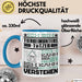 Tierheimunterstützer Geschenk Kaffee-Tasse Geschenkidee für Tierheimunterstützer Ich Bin Tierheimunterstützer Ich Kann Es Dir Erklären Jedoch Nicht Für Dich Verstehen Spruch Lustig Blau Trendation