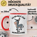 Sarkastischer Esel Tasse Geschenk Lustige Geschenkidee Ich Bin Nicht Stur Nur Meinungsstabil Rot Trendation