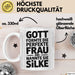 Silke Tasse Geschenk Gott Formte Die Perfekte Frau Silke Geschenkidee Weiß Trendation