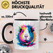 Buntes Meerschweinchen Tierliebhaber Tasse Geschenk Lustige Geschenkidee Spruch Trendation