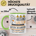 Katzencafégängerin Tasse Geschenk Lustig Abstand Halten Hochleistungs-Katzencafégängerin Mit Drang Zur Perfektion Bei Der Arbeit Grün Trendation
