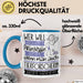 Tierforscherin Tasse Geschenk Spruch Wer Will Schon Prinzessin Sein Wenn Man Auch Tierforscherin Sein Kann Blau Trendation