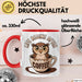 Sarkastische Eule Tier Kaffee Tasse Geschenk Lustige Geschenkidee Spruch Das Leben Beginnt Nach Dem Kaffee Rot Trendation