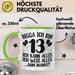 13Er Geburtstag Tasse Geschenk Teenager Geschenkidee Digga Ich Bin 13 Ich Kann Alles Ich Weiss Alles Kaffee-Becher Grün Trendation