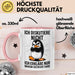 Sarkastischer Pinguin Tasse Geschenk Lustige Geschenkidee Spruch Ich Diskutiere Nicht Ich Erkläre Nur Warum Ich Rcht Habe Rosa Trendation