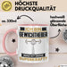 Gewichtheber Tasse Geschenk für Gewichtheber Geburtstag Lustiger Spruch Kaffee-Becher Was Ist Deine Superkraft Rosa Trendation