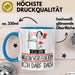 Geschenk für Musikverlegerin Tasse Lustige Geschenkidee Geburtstag Ich Bin Musikverlegerin Ich Darf Das Blau Trendation