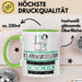 Klangkünstlerin Weil Es Keinen Schöneren Beruf Gibt Tasse Geschenk für Eine Klangkünstlerin Lustig Grün Trendation