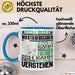 Wildtierforscher Geschenk Kaffee-Tasse Geschenkidee für Wildtierforscher Ich Bin Wildtierforscher Ich Kann Es Dir Erklären Jedoch Nicht Für Dich Verstehen Spruch Lustig Blau Trendation