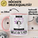 Musikfan Tasse Geschenk Becher Stark Attraktiv Furchtlos Musikfan Lustige Geschenkidee Rosa Trendation