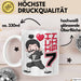 Kinder Tasse Geschenk Ich Bin 7 Ninja Herz Spruch Lustiger Becher Weiß Trendation
