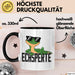 Reptil Leopardgecko Echse Tasse Geschenk Lustige Geschenkidee Spruch Echsperte Schwarz Trendation