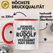 Rudolf Tasse Niemand Ist Perfekt, Aber Als Rudolf Ist Er Verdammt Nah Dran Rot Trendation