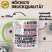 Klassikliebhaber Geschenk Tasse Lustiger Spruch Erheben Sie Sich Der Klassikliebhaber Betritt den Raum Grün Trendation