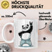 Panda Rock Musikliebhaber Musiker Tasse Geschenk Lustige Geschenkidee Spruch Weiß Trendation