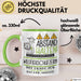 Wildtierschützerin Tasse Geschenk Lustig Abstand Halten Hochleistungs-Wildtierschützerin Mit Drang Zur Perfektion Bei Der Arbeit Grün Trendation