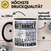 Gitarrist Geschenk Kaffee-Tasse Geschenkidee für Gitarrist Ich Bin Gitarrist Ich Kann Es Dir Erklären Jedoch Nicht Für Dich Verstehen Spruch Lustig Schwarz Trendation