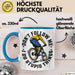 Mountainbike Tasse Geschenk für Mountainbiker Männer Geschenkidee MTB Mountainbike Berge MTB Don't Follow Me I Do Stupid Things Kaffee-Becher Blau Trendation