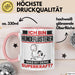 Hundeflüsterer Tasse Geschenk für Hundeflüsterer Geburtstag Lustiger Spruch Kaffee-Becher Was Ist Deine Superkraft Rosa Trendation