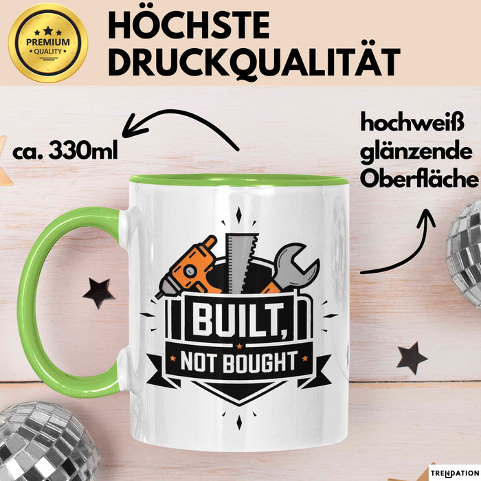 DIY Fan Tasse Geschenk Lustige Geschenkidee Spruch Für Heimprojekt Liebhaber Grün Trendation