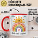 Baby Geburt Neue Eltern Tasse Geschenk Lustige Geschenkidee Spruch Hallo Kleiner Sonnenschein Rot Trendation