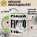 Italiener Geschenk Tasse Ficko Italienische Handbewegeung Kaffee-Becher Grün Trendation