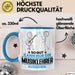 Musiklehrer Geschenk Tasse So Gut Kann Nur Ein Musiklehrer Aussehen Geschenkidee Kaffee-Becher Blau Trendation