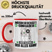Musikgeschäftsinhaber Tasse Geschenk für Musikgeschäftsinhaber Der Mann Der Alles Kann Geschenkidee zum Geburtstag Rot Trendation