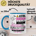 Hundesitterin Tasse Geschenk Lustiger Spruch Bitte Erheben Sie Sich Seine Majestät Die Hundesitterin Betritt Den Raum Blau Trendation