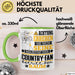 Country-Fan Geschenk Tasse Lustiger Spruch Erheben Sie Sich Der Country-Fan Betritt den Raum Grün Trendation