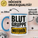 Auto Kfz Mechaniker Tasse Geschenk Lustige Geschenkidee Spruch Blutgruppe Motoröl Blau Trendation