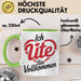 Ute Tasse Geschenk Ich Bin Vollkommen Ute Geschenkidee Geburtstag Grün Trendation
