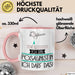 Geschenk für Posaunistin Tasse Lustige Geschenkidee Geburtstag Ich Bin Posaunistin Ich Darf Das Rosa Trendation