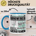 Handwerker Geschenk Tasse Geschenkidee für Handwerker Geburtstag Lustiger Spruch Ich Bin Handwerker Ich Kann Es Dir Erklären Aber Nicht Für Dich Verstehen Funny Blau Trendation