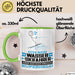 Wasserskifahrer Geschenk Tasse Ich Bin Wasserskifahrer Aber Sag Doch Einfach Superheld Lustige Geschenkdiee für Wasserskifahrer Kaffee-Becher Grün Trendation