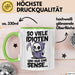 Sensenmann Tasse Geschenk Lustige Geschenkidee Spruch So Viele Idioten Und Nur 1 Sense Grün Trendation