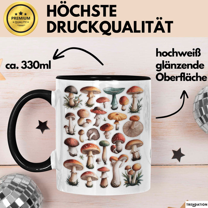 Pilzliebhaber Tasse Geschenkidee Pilz Fan Geschenkidee Lustig Trendation