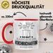 Kochbuchautor Geschenk Tasse So Gut Kann Nur Ein Kochbuchautor Aussehen Geschenkidee Kaffee-Becher Rot Trendation